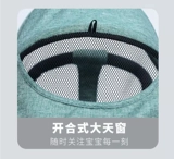 Сверхлегкая складная детская простая коляска с сидением с зонтиком, можно сидеть и лежать