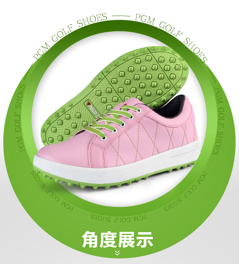 Giày golf đôi PGM1 Giày golf nữ Giày thể thao cố định móng thoáng khí không thấm nước 	bộ đánh golf honma	
