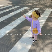 xxxxxkidsins Candy Color sweatpants Two sets of male and female baby spring and autumn season foreign air casual trends