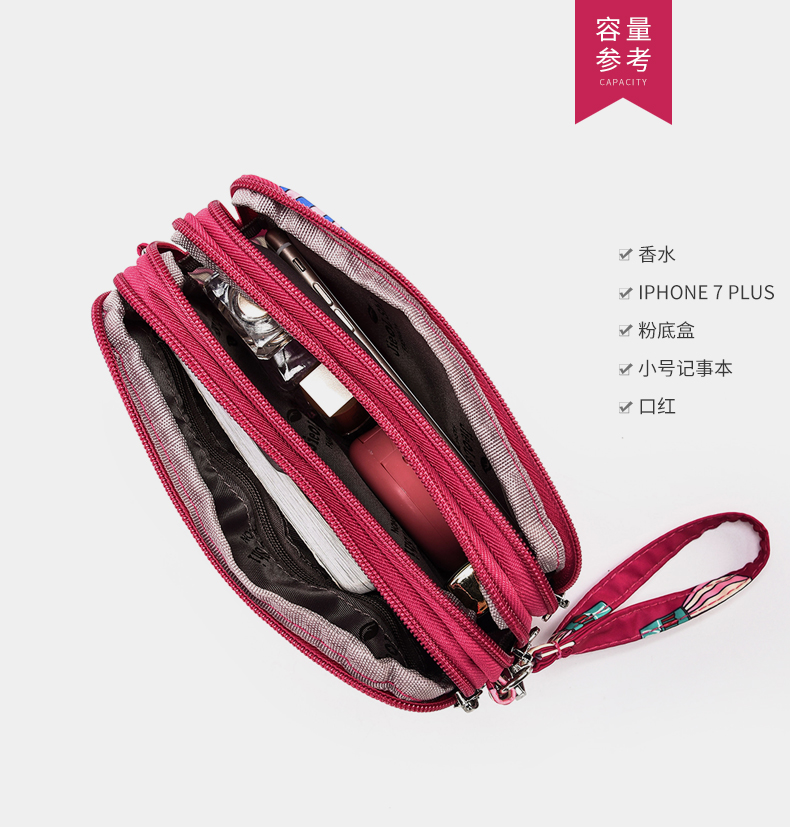 Phiên bản Hàn Quốc của nylon thường xách điện thoại di động túi vải ví 2018 mới mùa hè túi vải nữ túi xách thời trang túi đeo chéo nữ đi chơi