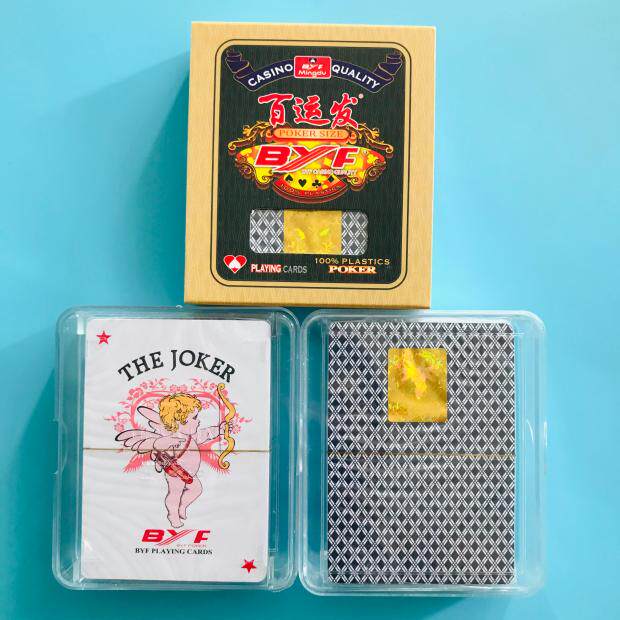 BYF big bee plastic filling pit playing cards Northeastern kicking big craters for pit special 9-king a box of two coppers 
