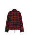 UNDERWATER S1 Crimson Ruin Deconstructed Wool Shirt Jacket
