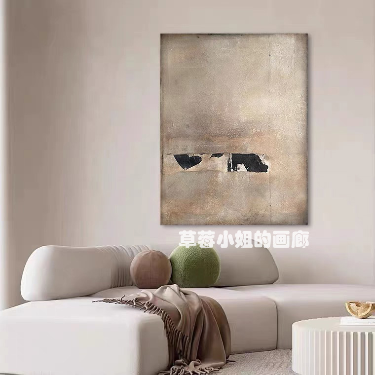 MS Pure Hand-painted Oil Painting) Kui naked in Abject Poverty Wind Modern Abstraction Living-room Bedroom Decoration Painting book Room Muscle Hairstyle Hang Painting-Taobao