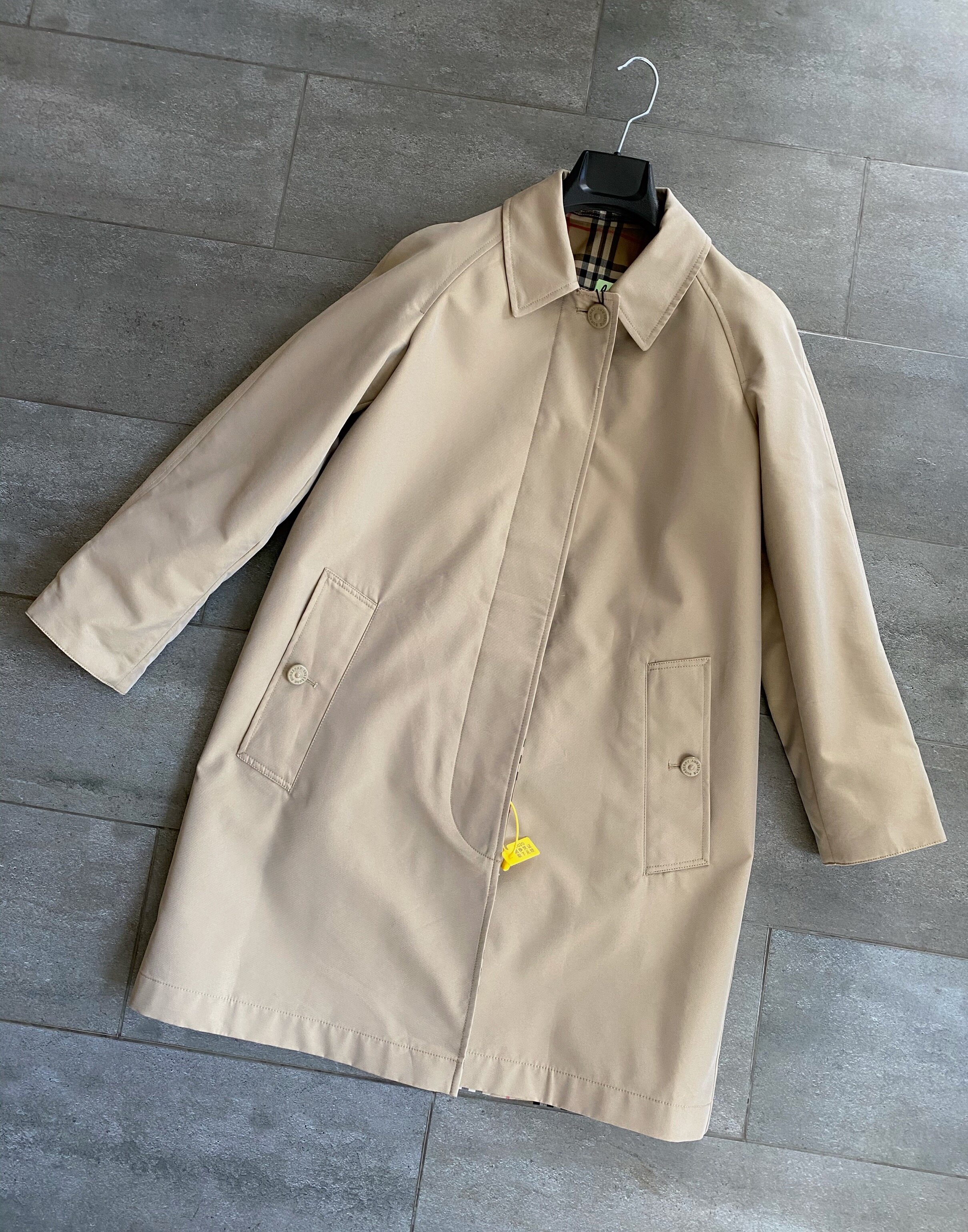 Heavy Pounds Willi imported fabric Two sides can wear waterproof single-row buttoned down long version of the wind suit