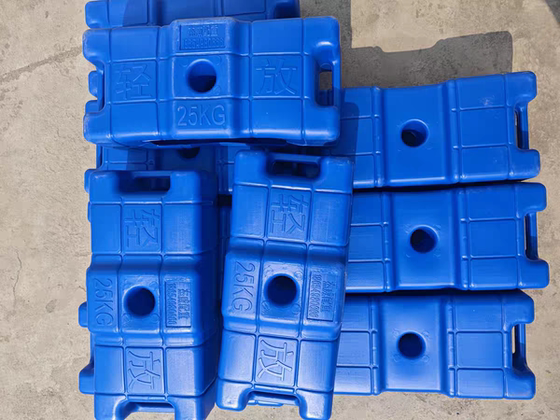 Electric Hanging Basket Counterweight Block Plastic Counterweight Block Integrated Mold, Plastic Cement Weight Block, Truss Counterweight Block