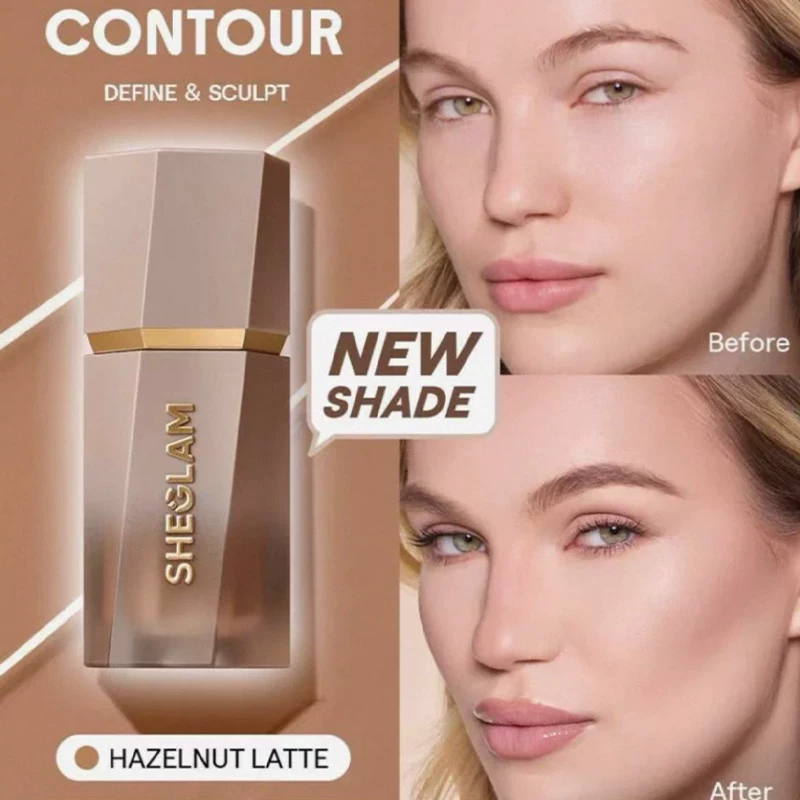 Cosmetics, three dimensional matte eye shadow for contouring, long-term effect