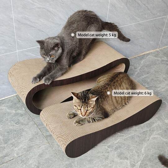 Cat scratching board, non-shedding vertical claw grinder, cat nest, integrated corrugated paper pull-out combination, extra large 8-figure set