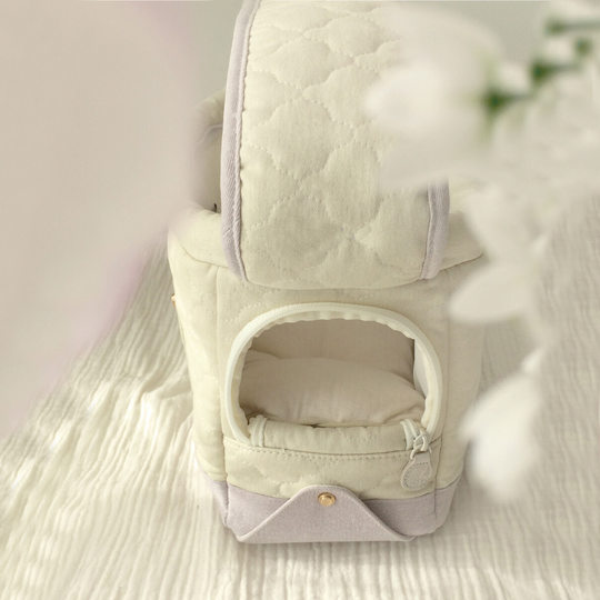 Korean Style Pet Carrier, Convenient Shoulder Bag for Dogs When Going Out, Anti-Escape Dog Bag, Cat Bag, Small Dog Backpack with Thick Padding