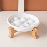 Белая планета медленное питание + деревянная подставка