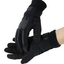 Tactical gloves full-finger mens fleece thickened outdoor touch screen fighting inner gloves cold-proof cycling training gloves