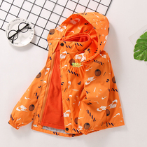Boys submachine clothing plus suede jacket detachable three-in-one children 2021 autumn and winter new spring and autumn clothes childrens blouses