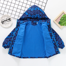 Boy Autumn Winter Plus Suede Jacket Submachine Clothes 2021 New Children Integrated Suede Spring Autumn CUHK Child Windproof Blouse Tide