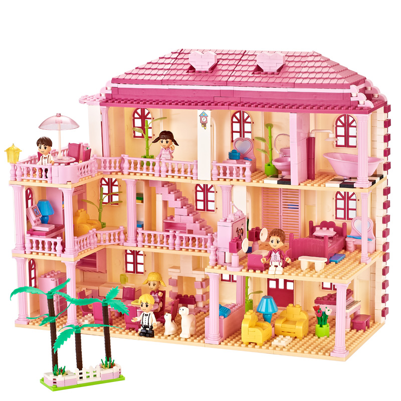 Compatible with LEGO bricks girls series assembled 12 Princess Dream Castle 6 girls puzzle 8 toys 10 years old puzzle