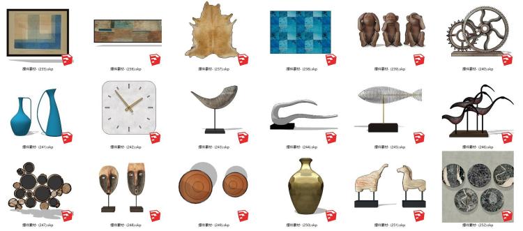 Su mô hình trong nhà cải tiến thủ công bình điêu khắc bức tranh tường đồ nội thất trang trí đồ trang trí duy nhất phác họa tổng thể - Trang trí nội thất trang tri nha dep