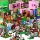 2025 новые строительные блоки Minecraft, собранные в деревенском доме, игрушки для детей, развивающие органы для мальчиков, пещерная шахта mini 3