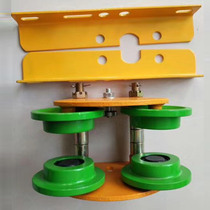  Hand-pushed electric hoist sports car 0 5T 1T ton single track car worker word steel pulley small hand-pulled small sports car