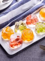 Stall bowl cake mold Cute bowl bowl bottom holder Household disposable ceramic rabbit 10 supplementary food cups