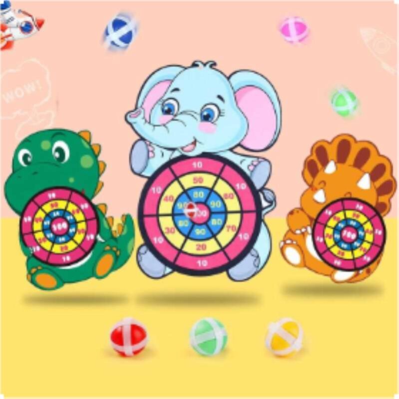 Manufacturers children throwing cartoon flying target sticky ball kindergarten toys parent-child kindergarten outdoor indoor sports