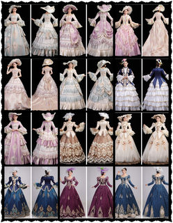 Waltz shanghai european medieval lady performance costume