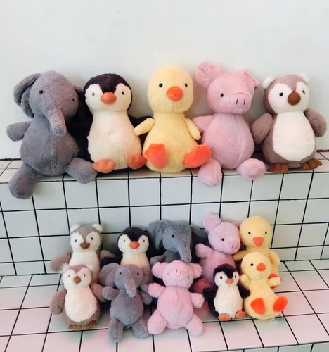 Успокаивающая розовая плюшевая кукла, 1 шт, утка