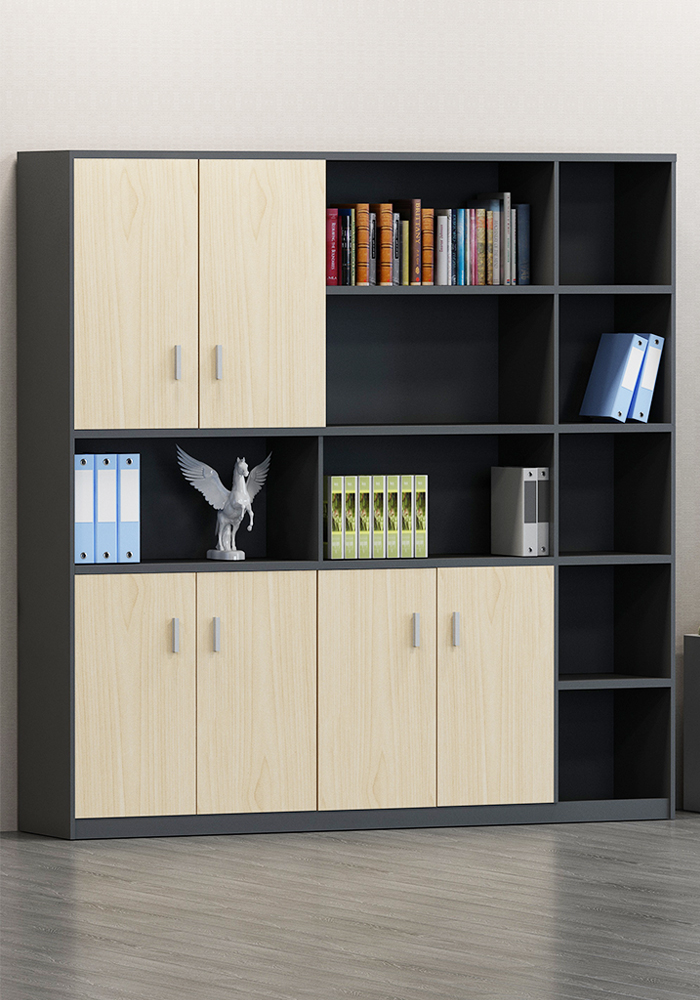 Office furniture file cabinet wooden high cabinet boss office bookcase simple modern information Cabinet background cabinet
