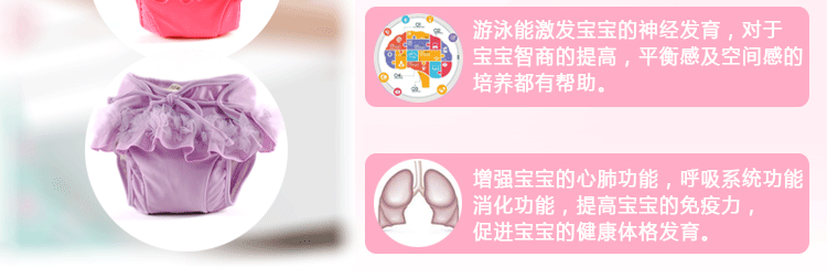 Quần bơi bé trai không thấm nước chống rò rỉ bé trai và bé gái bể bơi đặc biệt chống tiết niệu cho bé sơ sinh bikini bé gái