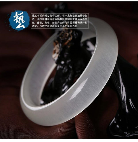 Đặc biệt lớp A loại băng quấn ngọc bích vòng tay ngọc bích ngọc bích - Vòng đeo tay Cuff vòng trầm hương