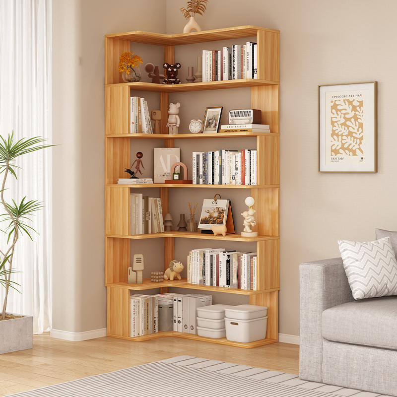 Solid Wood Ecological Corner Children's Bookshelf Floor-Standing Bookcase Integrated Wall-Mounted Home Living Room Multi-Layer Storage Rack Combination Cabinet Solid Wood Ecological Corner Children's Bookshelf Floor-Standing Bookcase Integrated Wall-Mounted Home Living Room Multi-Layer Storage Rack Combination Cabinet