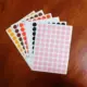 DIY handmade tự làm son môi số sticker Màu chấm sticker sticker đường kính 1 cm - Giấy văn phòng giấy in bill văn phòng phẩm	
