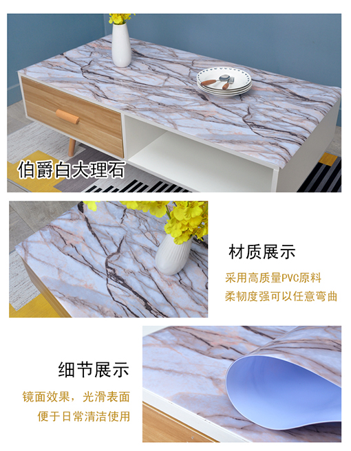 bàn cà phê khăn trải bàn vải ins chống thấm pvc kính mềm bàn cà phê hiện đại bàn nhỏ gọn giả đá cẩm thạch mat thảm bảng - Khăn trải bàn miếng trải bàn