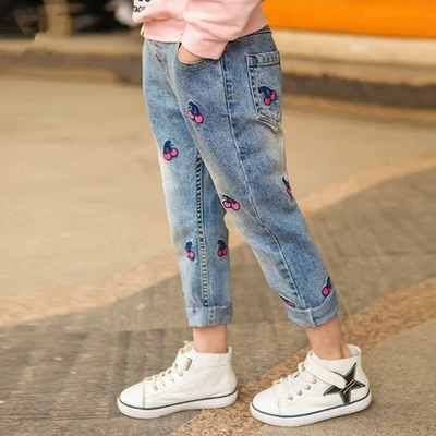 Mùa xuân và mùa thu 2018 cô gái Hàn Quốc mới quần jeans harem quần bé trai quần âu trẻ em trong quần áo trẻ em lớn