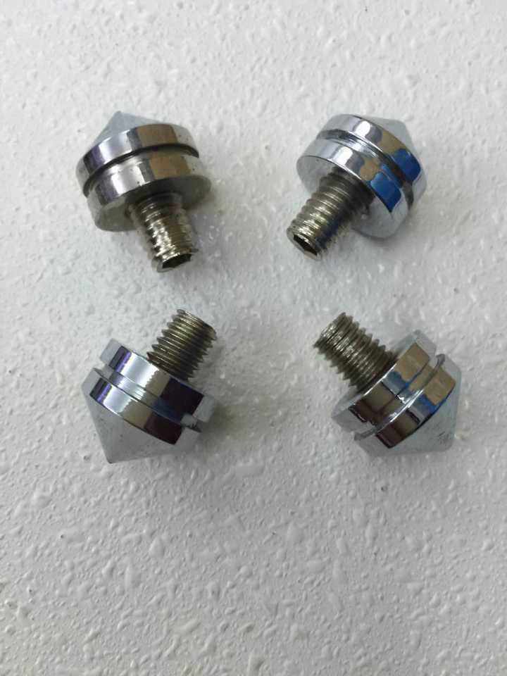 High-end speaker copper feet 8 cm screws a set of eight