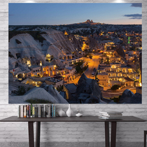  Snow valley background cloth hanging cloth ins dormitory room bedroom decoration Tide brand personality simple style tapestry