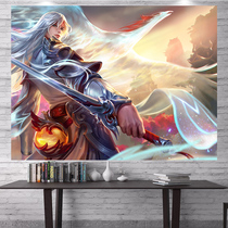  King glory skin hanging cloth ins background cloth Room bedroom wall decoration Dormitory wall cloth Personality tapestry