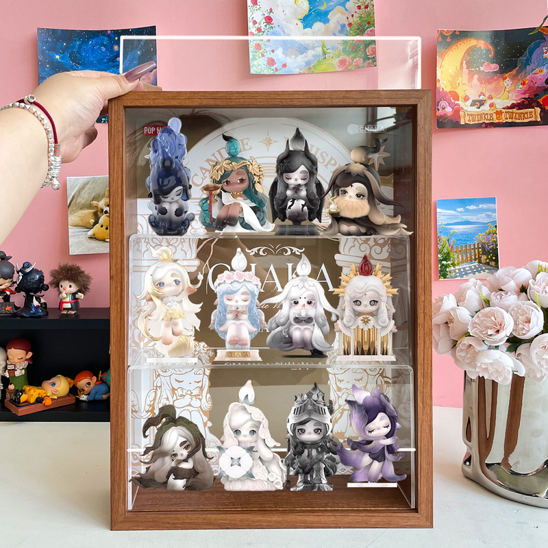 Chaka Candle Whisper Blind Box Storage Photo Frame Pull-Out Style Storage Display Box Display Frame Pull-Out Photo Frame