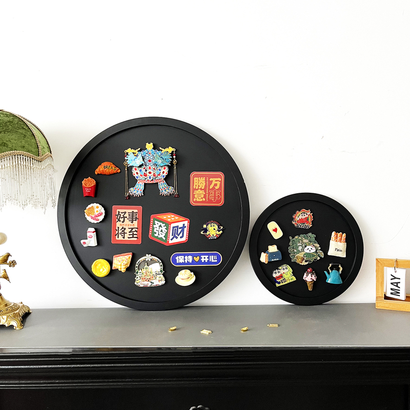 The Queen of Filial Piers Guobo Phoenix Crown Refrigerator Magnet High-Looking Magnetic Storage Display Frame Round Storage Photo Frame