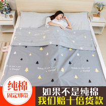 100% cotton travel hotel sleeping bag dirty sheets 100% cotton travel hotel sanitary liner Portable travel Single double