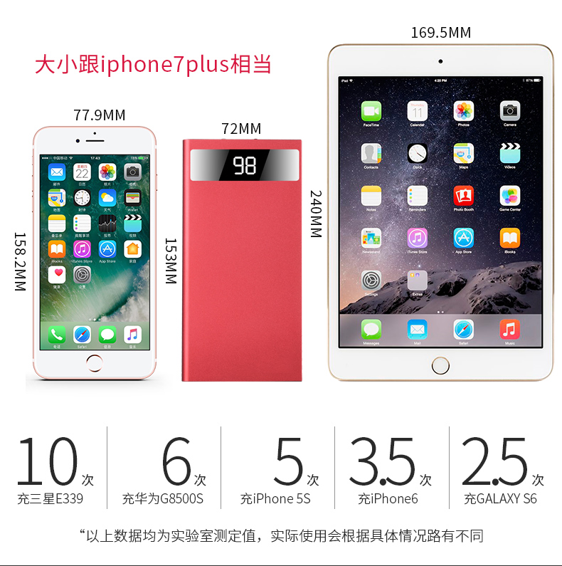 Customized siêu mỏng dung lượng cao có thể sạc lại kho báu của Apple vivo OPPO Huawei điện thoại di động tặng chữ tùy chỉnh phổ biến - Ngân hàng điện thoại di động sạc dự phòng anker 20000mah