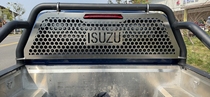 Jiangxi Isuzu Tuo rear window glass stainless steel protective net Remai rear windshield protective net anti-collision net