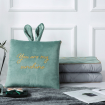 Four Seasons Car In-car Hug Pillow Quilt Double Purpose Multifunction Summer Bedroom Office Nap Quilt Back Cushion