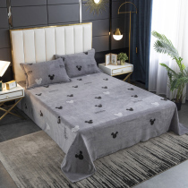 Winter plus suede bed linen single piece Warm Flannel Milk Suede with thickened Tread Rice Beds Enlarge Plush Quilt CUSTOM