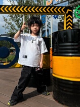 Hip-hop trendy clothing hip-hop hip-hop trendy brand handsome boy drum set cool jazz suit performance clothing