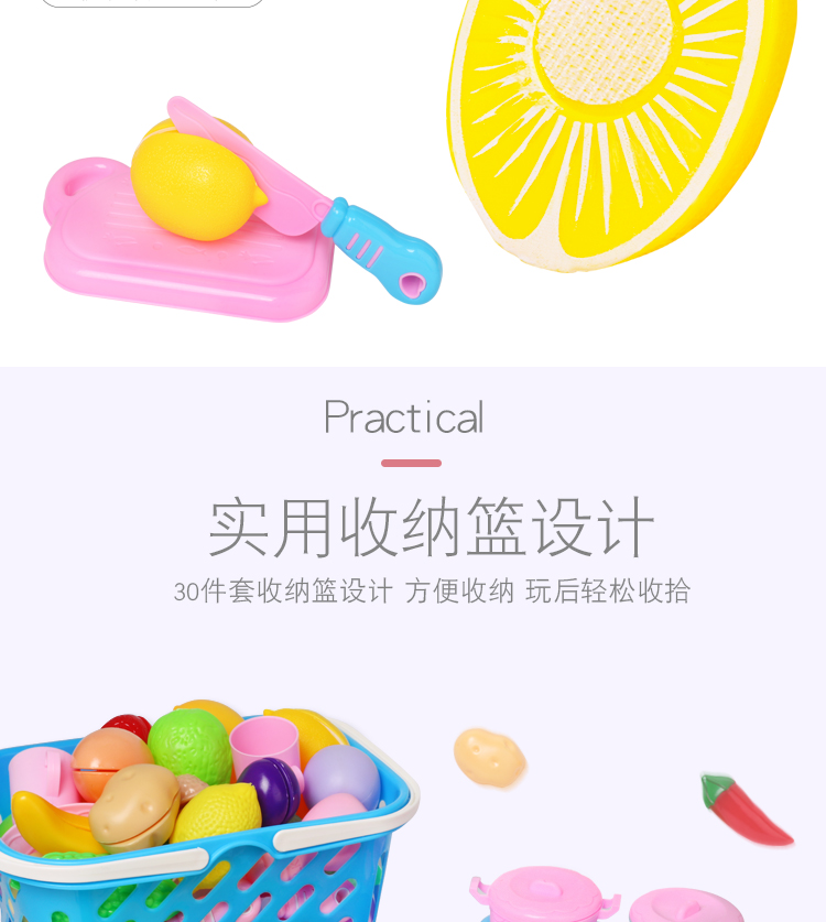 Trẻ em Cắt trái cây Đồ chơi Nhà bếp Bộ Set Rau Rau Bé trai Cô gái Bánh Cắt bộ đồ chơi rút gỗ