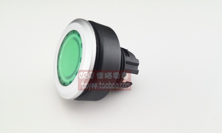 Shanghai Tianyi 30mm Self-lock self-reset point of motion alternating with lamp button switch head