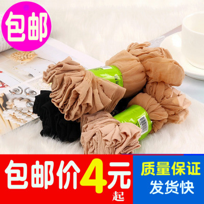 10 pairs of short stockings socks women's thin bamboo charcoal fiber glass silk toes transparent anti-hook silk wear-resistant black skin tone summer