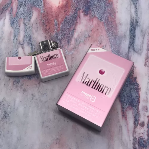 TikTok, брендовый розовый свежий металлический портсигар подходит для мужчин и женщин, популярно в интернете, алюминиевый сплав, 20 шт