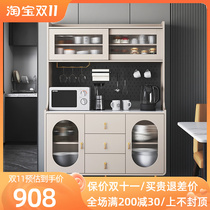 Nordic sideboard modern light luxury slate tea wine cabinet storage locker large-capacity kitchenware storage cupboard