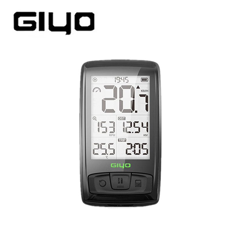 Taiwan Giyo Mountain road bike riding code table USB charging wireless luminous waterproof speed odometer
