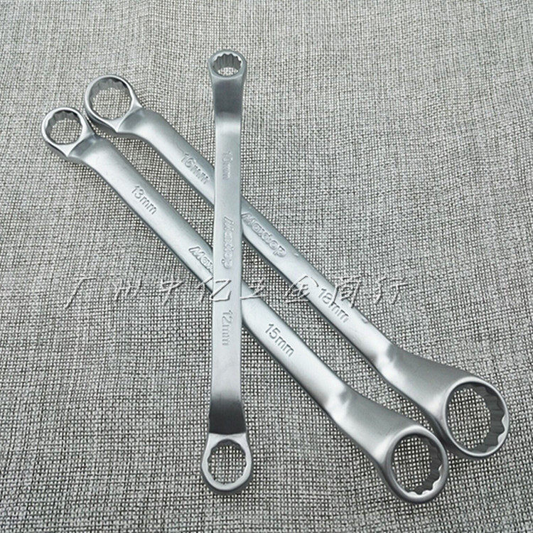 Mette Chrome Vanadium Steel Double Head Plum Wrench Locomotive Car Home Maintenance Tool Special Board Hand