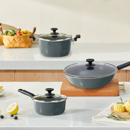 Supo Pot Set, не -старый Holbal House, предоставление кухонной скором для жарки, полная набор газовой пышной плиты, обычная для газа